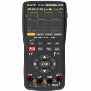 اسیلوسکوپ مولتیمتر زویی ZT-706S نمای روبهرو با پسزمینه سفید